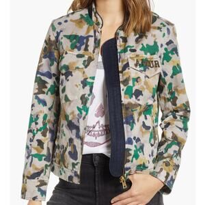 Zadig & Voltaire Kavy Watercolor Camo Jacket XS‎